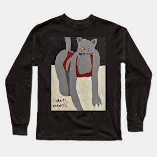 I like to scratch Long Sleeve T-Shirt